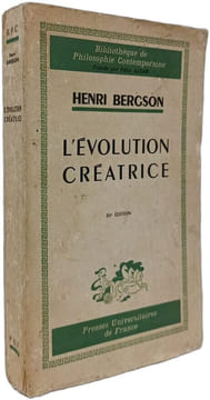 L'Évolution créatrice. Henri Bergson
