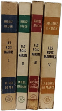 Les rois maudits Tome1+Tome2+Tome3+Tome5. Maurice Druon