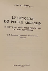 Le génocide du peuple arménien