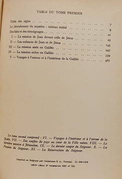 Le mystère de Jésus Tome 1. P.-R. Bernard O. P