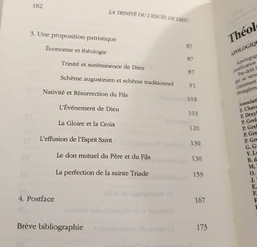 Trinité ou exces de dieu (la). M Corbin
