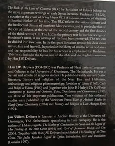 The Book of the Laws of Countries: Dialogue on Fate of Bardaisan of Edessa: New Introduction by Jan Willem Drijvers