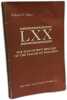 LXX --- The Manuscript History of the Psalms of Solomon (SEPTUAGINT AND COGNATE STUDIES SERIES). Hann Robert