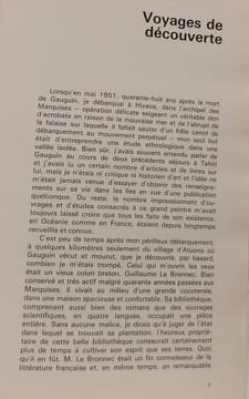 Gauguin à Tahiti et aux îles Marquises. Bengt Danielsson