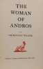 The Woman of Andros. Thornton Wilder