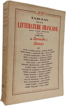 Tableau de la littérature française XVIIe-XVIIIe siècles. André Gide