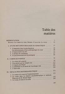 Corps du vide et espace de séance