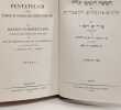 Pentateuch with Targum Onkelos Haphtaroth and Rashi's Commentary. Rev. M. Rosenbaum and Dr. A. M. Silbermann