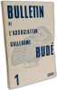Bulletin de l'Association Guillaume Bud&eacute; N&deg;1 - 2004. Collectif