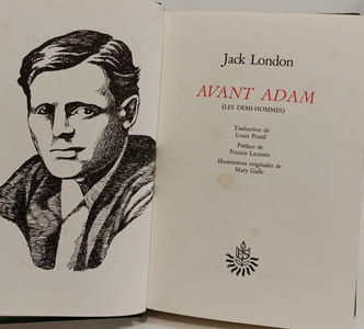 Avant Adam + Le loup des mers --- 2 livres