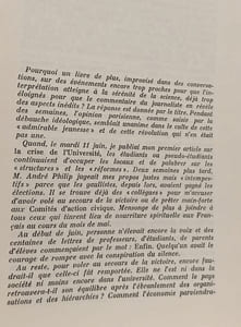 La révolution introuvable : réflexions sur les événements de mai en toute liberté