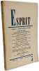 Esprit - N&deg;5 Mai 1956. Collectif