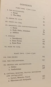 English Literature in the Early Eighteenth Century 1700-1740