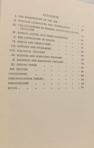 English Literature in the Earlier Seventeenth Century