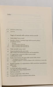 Saggi sul metodo delle scienze storico-sociali (Edizioni di Comunità)