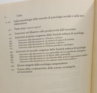 Saggi sul metodo delle scienze storico-sociali (Edizioni di Comunità)