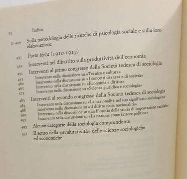 Saggi sul metodo delle scienze storico-sociali (Edizioni di Comunità). Rossi P. Weber Max