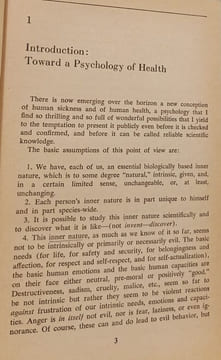 Toward a Psychology of Being. Abraham H. Maslow