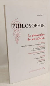 Philosophie 67 -- La philosophie devant la Shoah