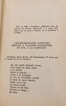 Maïakovski : vers et proses. Vladimir Maïakovski