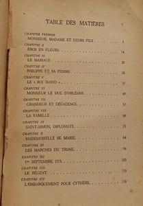 La Vie Privée du Régent