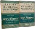 Histoire des relations internationales - TOMES 1 &agrave; VIII. Fran&ccedil;ois L. Ganshof