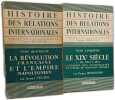 Histoire des relations internationales - TOMES 1 &agrave; VIII. Fran&ccedil;ois L. Ganshof