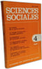 Sciences Sociales - N&deg;4 --- 1988. Collectif