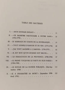 Mirabeau l'homme à la vie brûlée