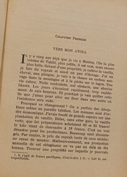 Deux ans sur un atoll. Claude Chabbert