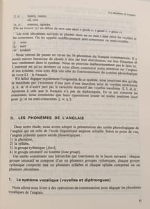Phonétique et phonologie de l'anglais contemporain