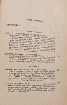 Camarade Sorge. Nicole Chatel et Alain Guérin