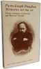 M&eacute;moires sur ma vie. Proudhon Pierre-Joseph
