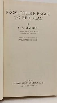 From Double Eagle to Red Flag. P. N. Krassnoff