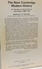 The New Cambridge Modern History VI: The rise of Great Britain and Russia 1688-1725. Bromley J. S