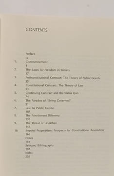 The Limits of Liberty: Between Anarchy and Leviathan. Buchanan James M. M