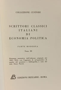 Scrittori classici italiani di economia politica - parte moderna TOMO III