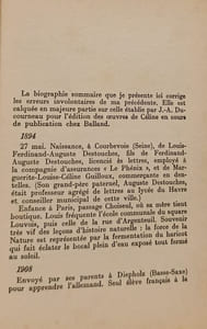 Céline: Pour une bibliothèque idéale