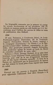 Céline: Pour une bibliothèque idéale. Marc Hanrez