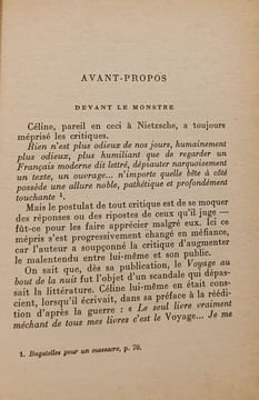 Céline: Pour une bibliothèque idéale. Marc Hanrez
