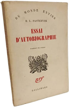Essai d'autobiographie. B. L. Pasternak