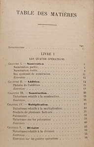 Arithmétique