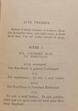 Siegfried pièce en quatre actes suivie de Fin de Siegfried. Jean Giraudoux