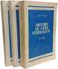 Histoire de l'id&eacute;e f&eacute;d&eacute;raliste - TOME I: Les sources + TOME II: Le f&eacute;d&eacute;ralisme de P.J. Proudhon + TOME III: Les lign&eacute;es proudhoniennes. Bernard ...