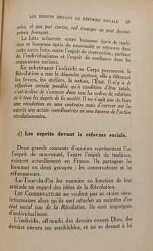Les idées sociales et politiques de La-Tour-du-Pin. Roger Semichon