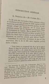 Œuvres de Saint Augustin La Cité de Dieu Livres I-V Impuissance sociale du paganisme. Saint Augustin