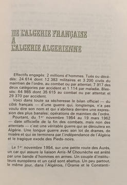 Le destin tragique de l'Algérie française Tome 1-4. Michal Bernard