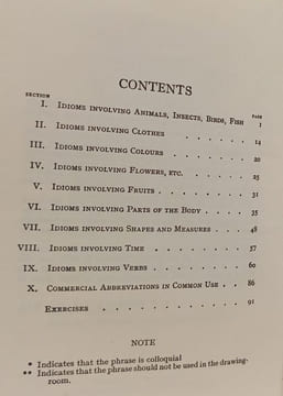 English Idioms for Foreign Students. A. J. Worrall