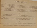 Voix unies. William Lemaitre