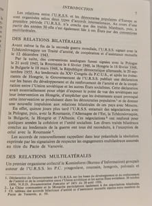 Dossiers U2: Le pacte de Varsovie